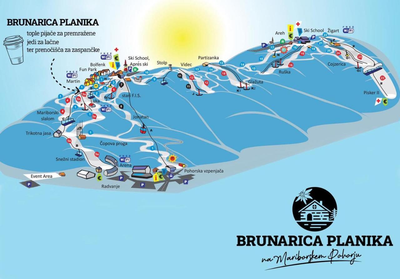 Brunarica Planika Mtb Point Maribor Extérieur photo